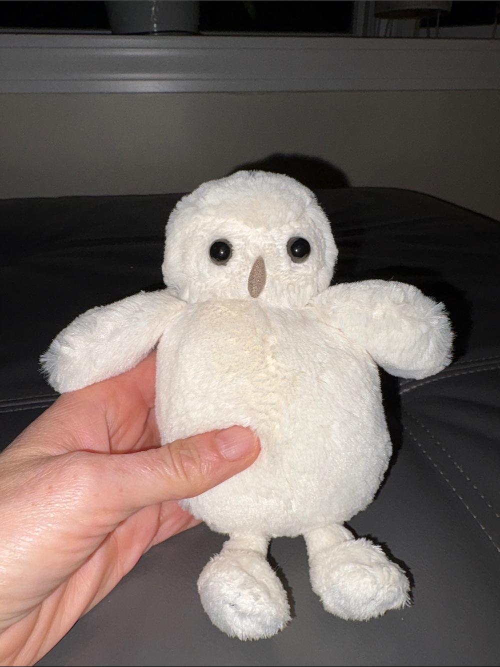 Retired Jellycat Plush Small White Owl